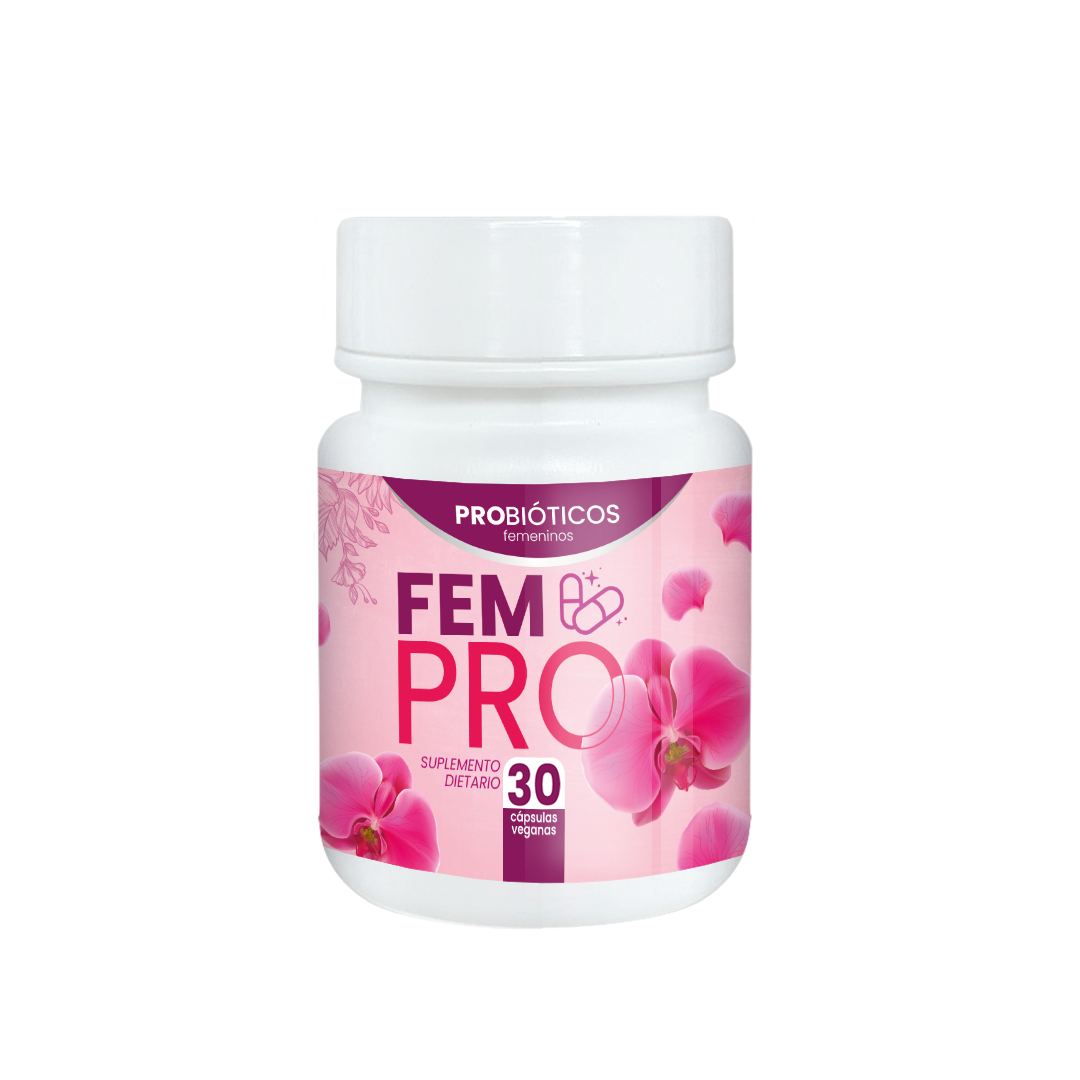 FEM PRO – Probióticos y Prebióticos Femeninos | 30 Cápsulas
