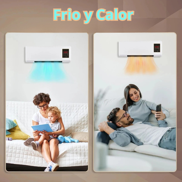AIRE PORTÁTIL INTELIGENTE 2 EN 1 – FRÍO Y CALIENTE TIPO SPLIT™
